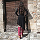 Latest sizes - High Suede boots with LARRY embroidery. Knee-high boots. Febe-handmade. My Livemaster. Фото №5