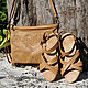 Sandals made of genuine leather Pure Beige. Sandals. KolibriLeather. Online shopping on My Livemaster.  Фото №2