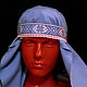 The Hu: Blue hat with lace. Headbands. Fehustyle Northern Gods Magic (slavartel). Online shopping on My Livemaster.  Фото №2