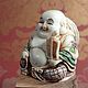 Hotei with a fan. Netsuke carved from bone. Sculpture. NGS Masters. Online shopping on My Livemaster.  Фото №2