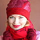 Hat women's felt warm, Caps, Khabarovsk,  Фото №1