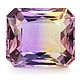 Аметрин октагон 12,9х11,1 мм 7.74 ct, Кабошоны, Бангкок,  Фото №1