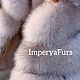Шуба из меха песца. Шубы. YANA KRAFT BRAND. Ярмарка Мастеров.  Фото №4