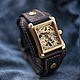 Men's wrist watch Quadro black. Watches. MART. Online shopping on My Livemaster.  Фото №2
