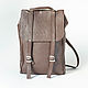 Leather backpack 'Moscow' brown. Backpacks. uva. Online shopping on My Livemaster.  Фото №2
