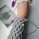 Fingerless gloves knitted long Milada, 21. Mitts. HOBBIMANIYA. My Livemaster. Фото №6