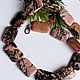 Vintage beads with natural Rhodonite Orlet, Vintage necklace, Moscow,  Фото №1