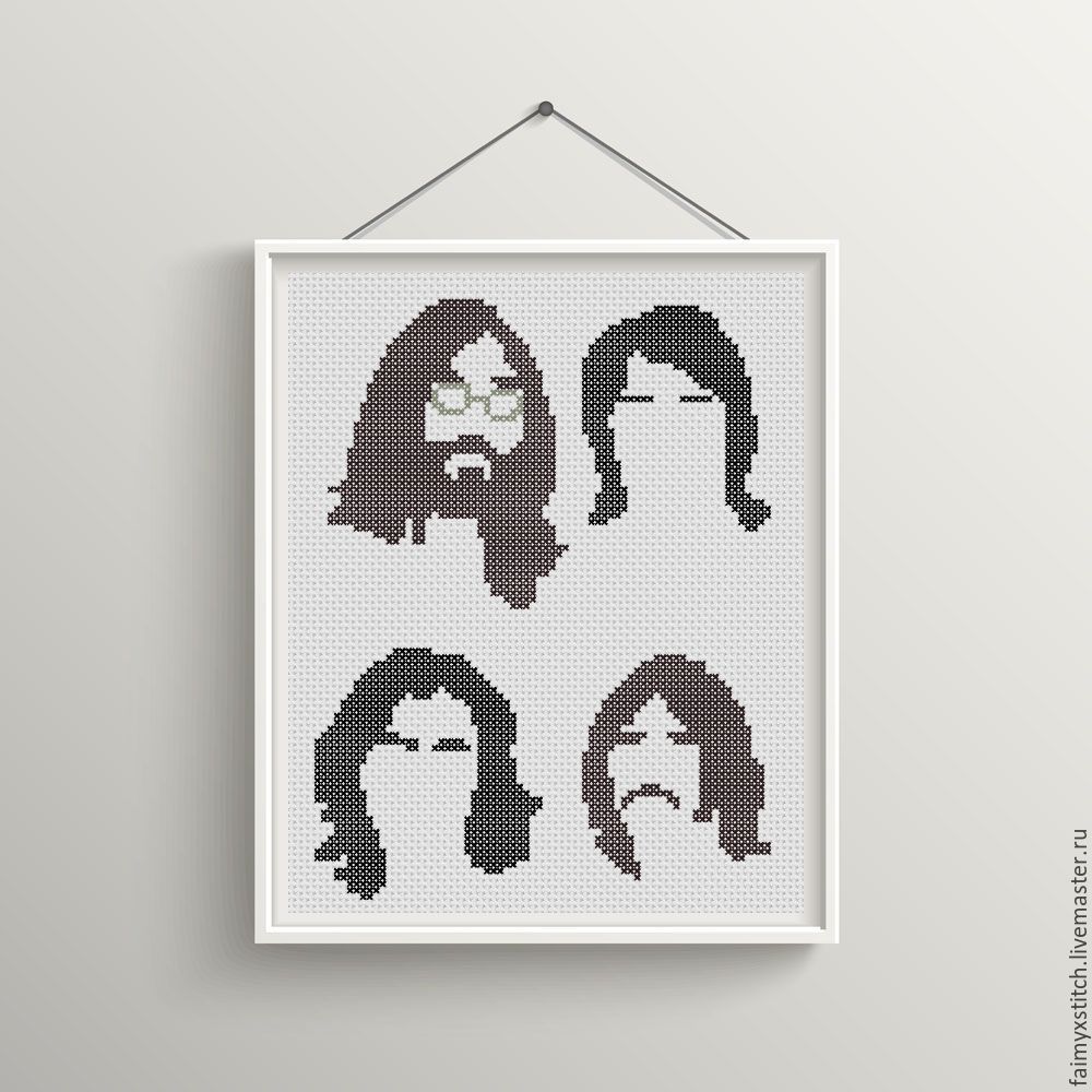 Схема вышивки «The Beatles» (№978151)
