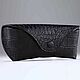 Eyeglass case (eyeglass case) made of genuine crocodile leather IMA0775B45, Eyeglass case, Moscow,  Фото №1