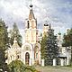 Painting: oil on canvas St. Nicholas Church, Pictures, Solnechnogorsk,  Фото №1