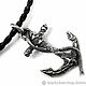 Подвеска серебряная Old Anchor AZP-039. Подвеска. Blacksilver. Интернет-магазин Ярмарка Мастеров.  Фото №2