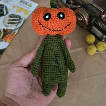 Сувениры и подарки ручной работы. Ярмарка Мастеров - ручная работа Амигуруми Halloween monster pumpkin. Handmade.
