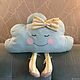 Подушка для малышей ОБЛАЧКО, ТУЧКА, обнимашка. Подушки для детей. NaturalBabySoft. Ярмарка Мастеров.  Фото №5