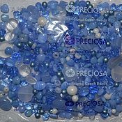 Материалы для творчества handmade. Livemaster - original item 20 grams light blue MIX Preciosa Czech beads. Handmade.