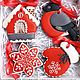 Christmas gingerbread.Set of gingerbread Gingerbread bullfinch on a Christmas tree, Gingerbread Cookies Set, Rostov-on-Don,  Фото №1