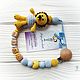 Holder for the nipple 'I'm lying in the sun' nominal, Baby pacifier, Bryansk,  Фото №1