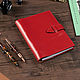 Leather Notebook Glider Diary on rings, Diaries, Moscow,  Фото №1
