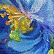 Картина маки голубые в вазе натюрморт. Картины. Арт-терапия Ирины Чуриной (irina-churina). Ярмарка Мастеров.  Фото №6