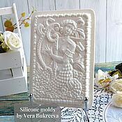 Материалы для творчества handmade. Livemaster - original item Silicone mold 15,8 x 10,7 cm Mermaid. Handmade.