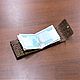 Order Money clip coin holder. Leather Collection. Livemaster. . Clamps Фото №3