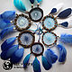 Dreamcatcher blue in assortment, about 15 cm, Dream catchers, Moscow,  Фото №1