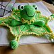 Komforter in the form of a green frog, Stuffed Toys, Gukovo,  Фото №1