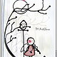 Подвеска "Ангел-скрипач под фонариком". Подвесы для кашпо. TM Art Glass(витражная мастерская). Интернет-магазин Ярмарка Мастеров.  Фото №2