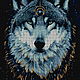 Order Kits for embroidery with beads: wolf. Beaded embroidery from Laura. Livemaster. . Embroidery kits Фото №3