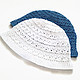 cap knitted for girl fishnet, Caps, Yurga,  Фото №1