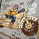 Cork panel "BIKERS" (silver). Pictures. corkdesigner (corkdesigner). Online shopping on My Livemaster.  Фото №2