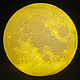 Шар ночник Moon 14 см (Желтый+Белый), Ночники, Москва,  Фото №1