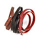 Leather bracelet wrapped in three turns with adjustable long, Cord bracelet, Moscow,  Фото №1