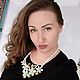 Колье с жемчугом и жадеитом "Нежная мята". Колье. KSENIA BERYL. Ярмарка Мастеров.  Фото №5