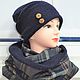 A set of knitted knitwear 'Scotland'. Headwear Sets. Olga Lado. My Livemaster. Фото №6