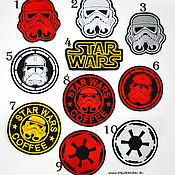 Материалы для творчества handmade. Livemaster - original item STAR WARS Patches Star Wars Chevrons Patches. Handmade.