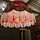 Пример моего абажура для старинной люстры. Абажуры и плафоны. Lada-lampada. Ярмарка Мастеров.  Фото №5