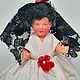 Винтаж: Миниатюрная кукла Petitcollin, Франция, 40-е г. Куклы винтажные. Vintage Мix. Ярмарка Мастеров.  Фото №5