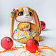 Зайка Вишенка. Мягкие игрушки. Виталий Линь (Lyntoys). Ярмарка Мастеров.  Фото №6