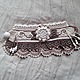 Knitted bracelet 'Maria', Hard bracelet, Pavlovsky Posad,  Фото №1