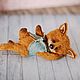 The Fox with the chicken. fox foxes pup, Teddy, collectible toy. Teddy Toys. NatalyTools (natalytools). My Livemaster. Фото №5
