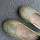 Ballet shoes made of genuine leather antique. Ballet flats. Mad Cat. Online shopping on My Livemaster.  Фото №2