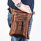 Bag leather hip Mod.SN_001. Classic Bag. V&V Leather Studio. Online shopping on My Livemaster.  Фото №2