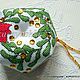 Рождественские бискорню-игольницы. Новогодние сувениры. Rukarnyushki. Ярмарка Мастеров.  Фото №5