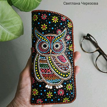 Сумки ручной работы. Ярмарка Мастеров - ручная работа Футляр для очков " Сова". Handmade.