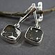 Метеоритные серьги метеорит Сеймчан Meteorite Seymchan Earrings. Серьги классические. MeteoriteArt. Ярмарка Мастеров.  Фото №8