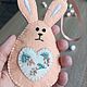 Сувенир на Пасху из фетра "Персиковый бутон" (3 предмета). Игрушки. Felty Love: игрушки и декор из фетра. Ярмарка Мастеров.  Фото №6