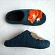 Felted Furry cats sneakers. Slippers. Zhanna. My Livemaster. Фото №4
