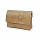 Order clutches: Women's Leather Beige Clutch Bag Mod. C74-652. Natalia Kalinovskaya. Livemaster. . Clutches Фото №3