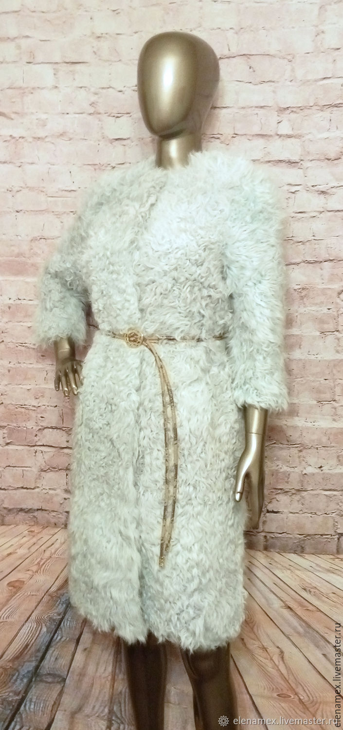 пальто из козлика фото