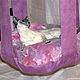 Suspended bed 2 levels for active cats, kittens order. Lodge. Workshop for dogs and cats. My Livemaster. Фото №5